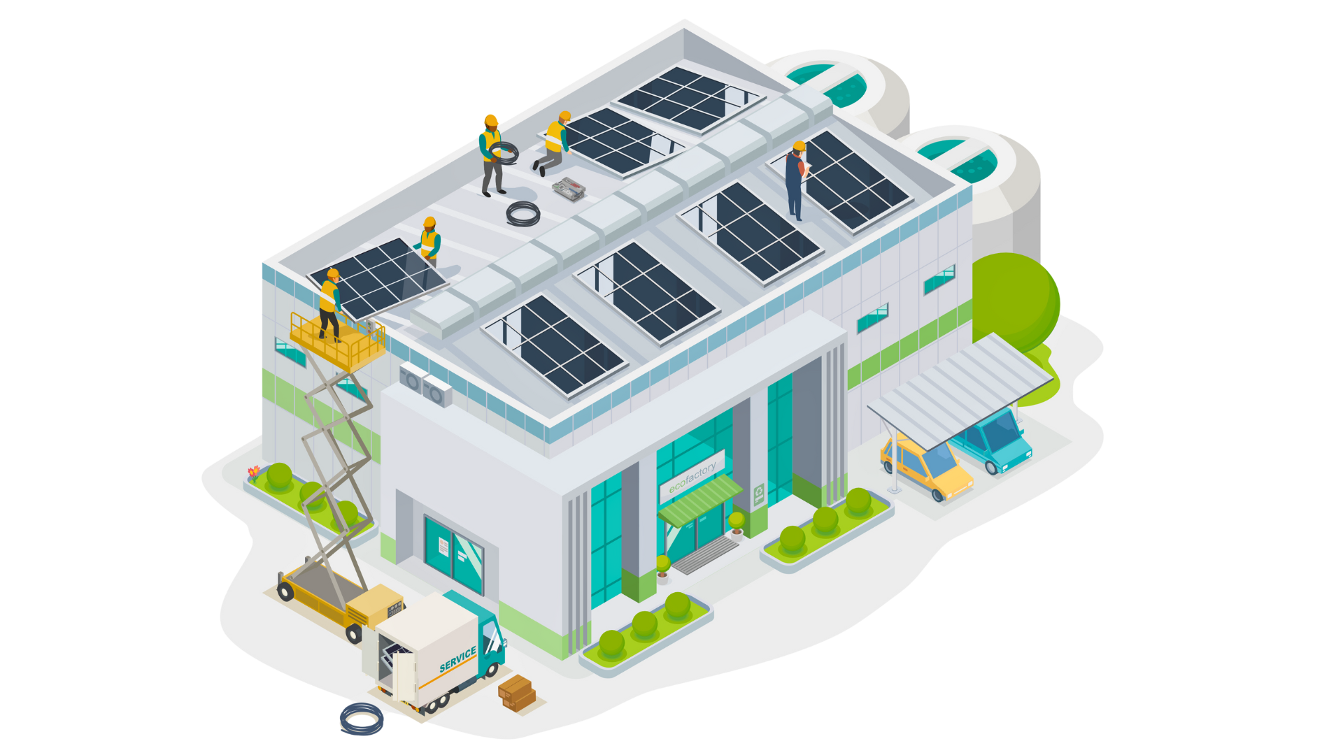 Sistem fotovoltaic industrial Carpat Energy